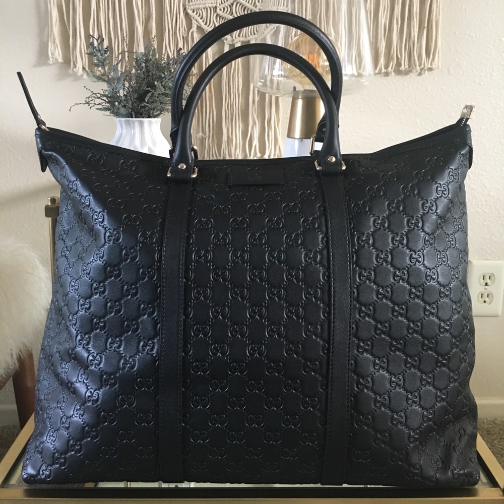 Gucci Micro GG Guccissima Embossed Tote